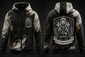 Hoodie image with sleeve pocket removed
